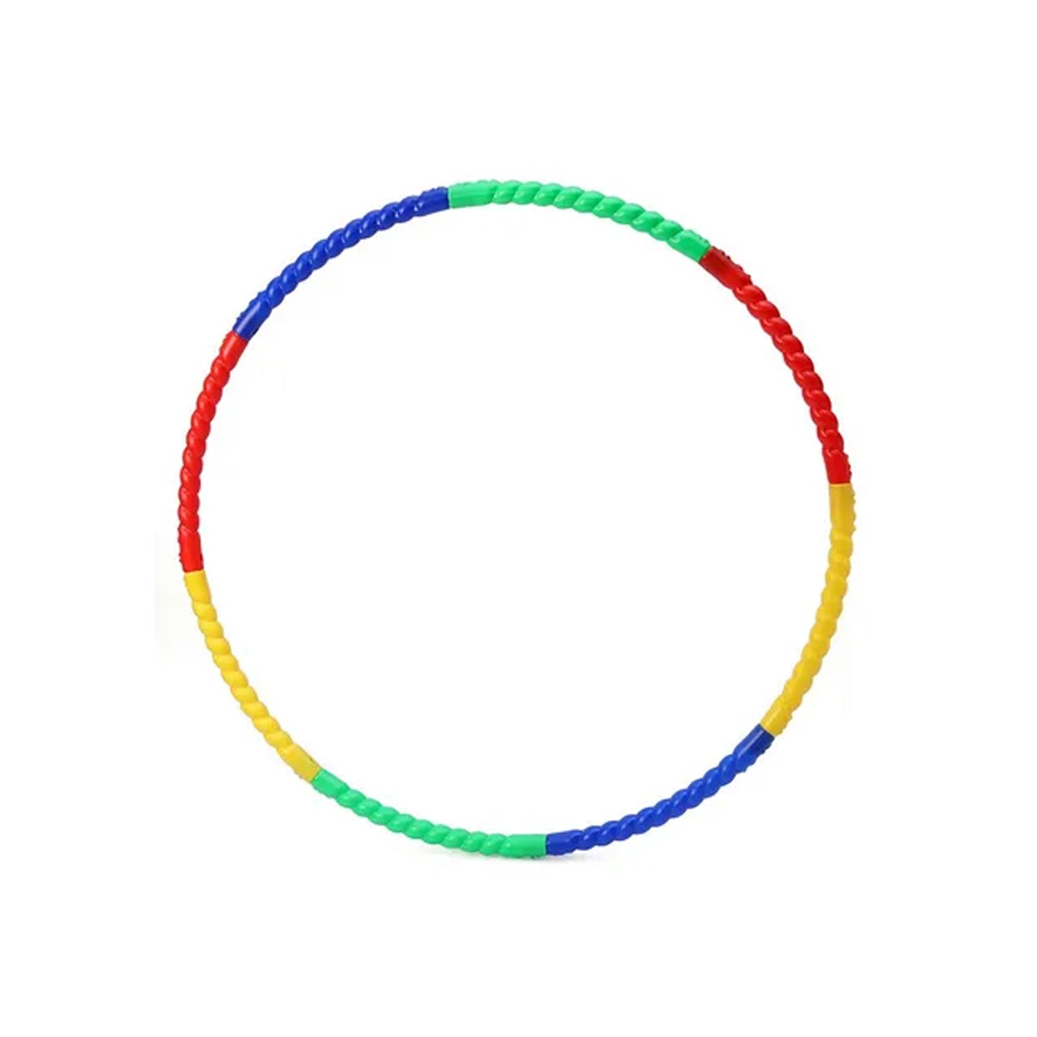 Hula hoop in use for fitness with adjustable diameter Hula hoop in use for fitness with adjustable diameter